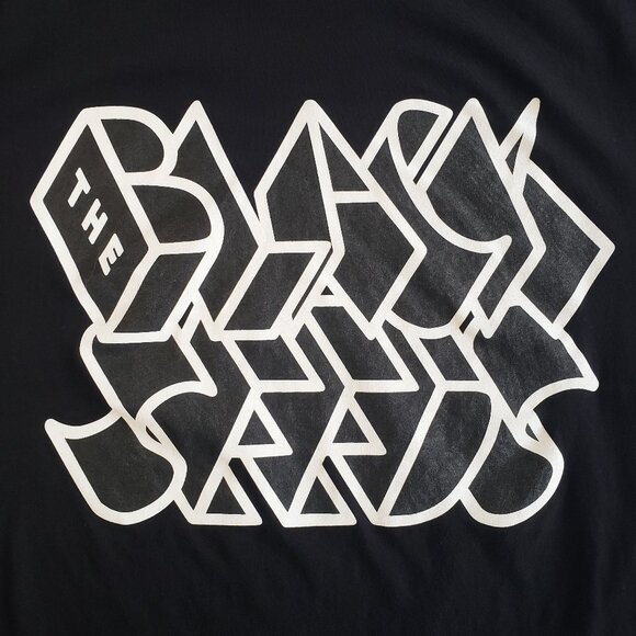The Black Seeds Black Band Screenprint Graphic Tshirt Medium - Picture 1 of 7